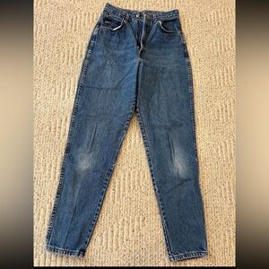 Vintage Chic Mom Jeans, medium wash, women’s size 12 tall (12 T)